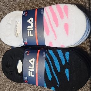 FILA WOMENS SOCKS SUPER NO SHOW FITS SHOE SIZE 6-10